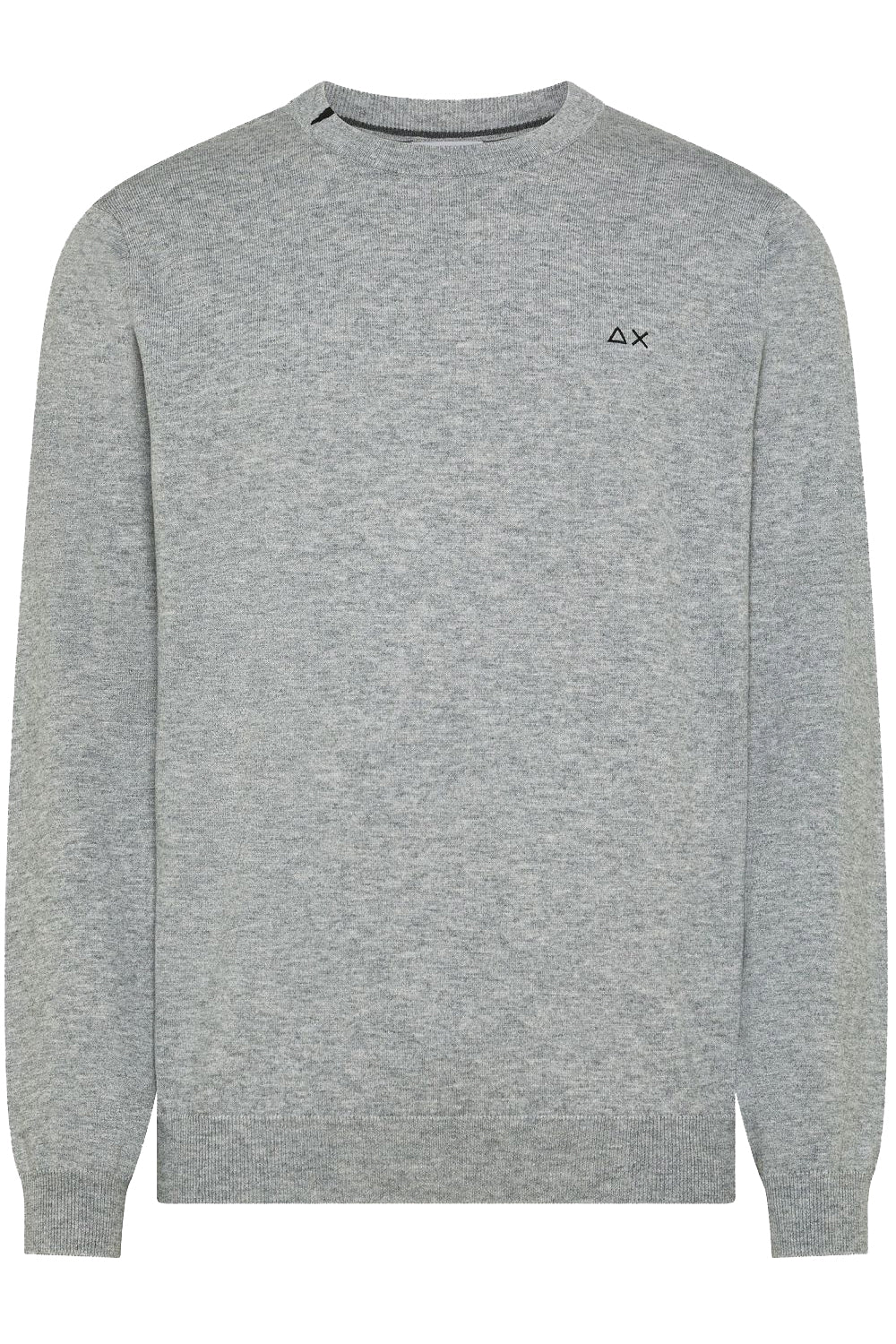 SUN 68 Maglia girocollo in cotone e lana