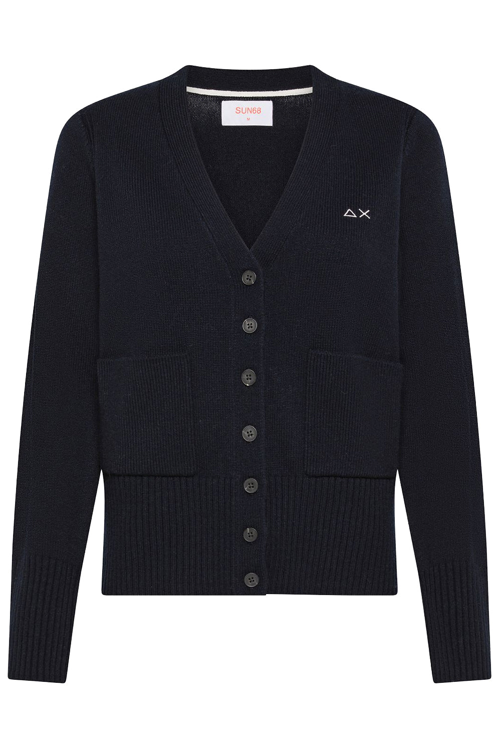 SUN 68 Cardigan in lana e cashmere