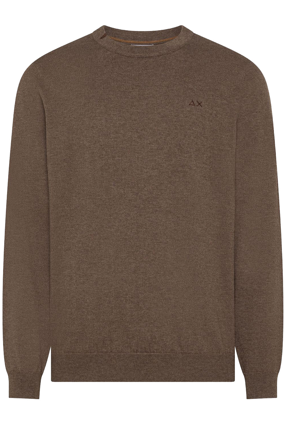 SUN 68 Maglia girocollo in cotone e lana