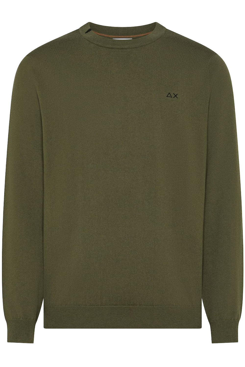 SUN 68 Maglia girocollo in cotone e lana