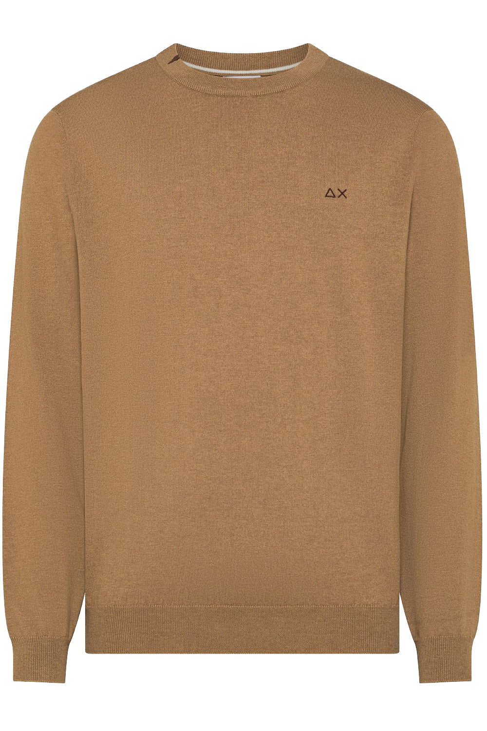 SUN 68 Maglia girocollo in cotone e lana