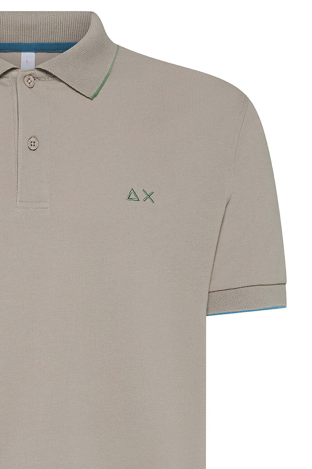 SUN 68 Polo small stripes on collar Uncategorized SUN 68