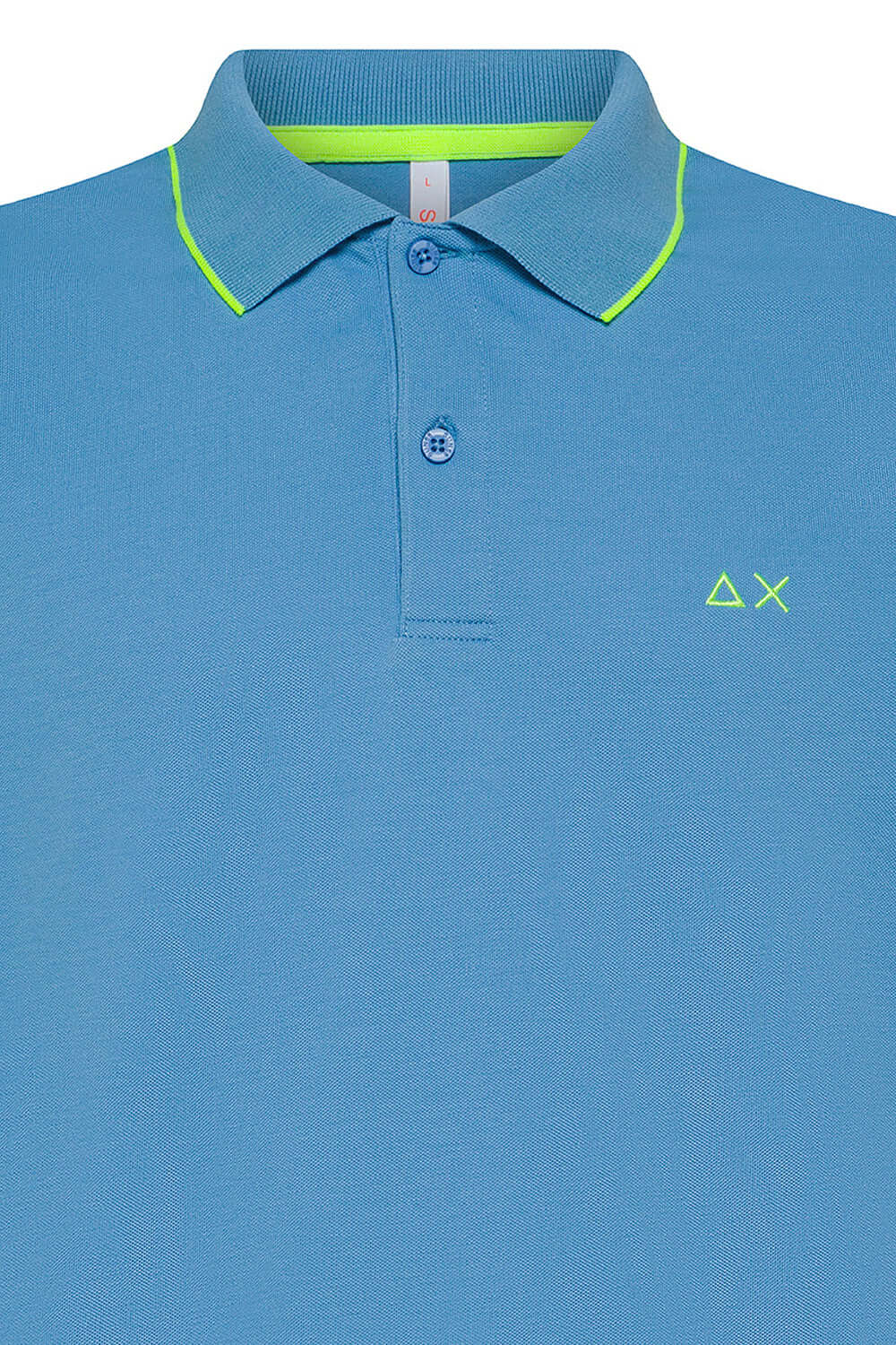 SUN 68 Polo con profili fluo Uncategorized SUN 68