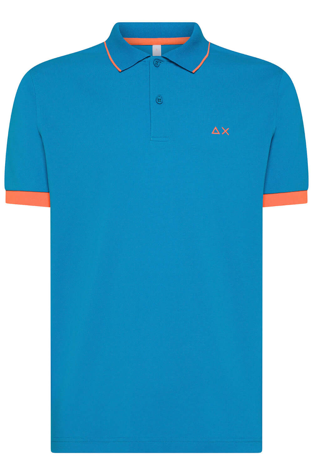 SUN 68 Polo con profili fluo Uncategorized SUN 68