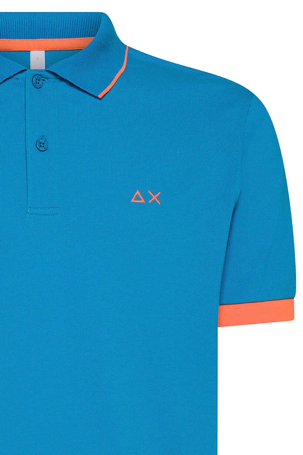 SUN 68 Polo con profili fluo Uncategorized SUN 68