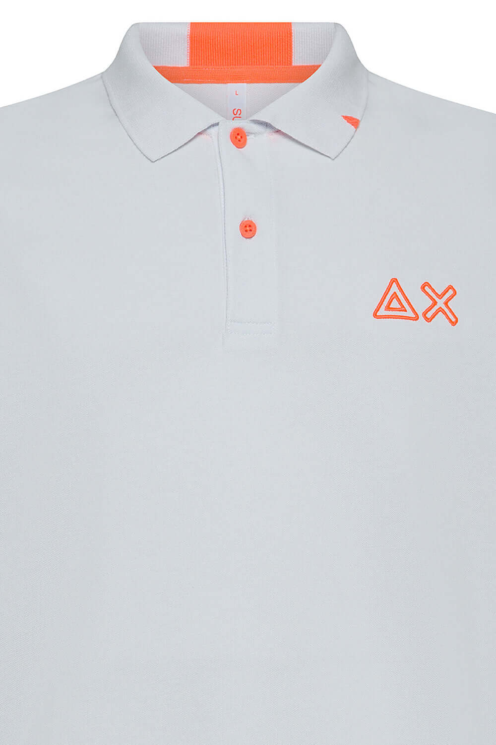SUN68 Polo con logo fluo Uncategorized SUN 68
