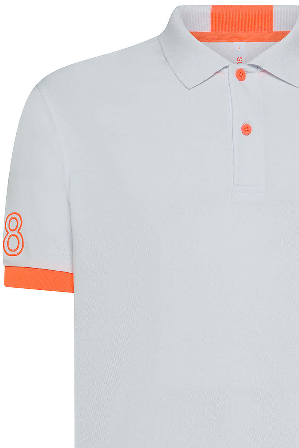 SUN68 Polo con logo fluo Uncategorized SUN 68