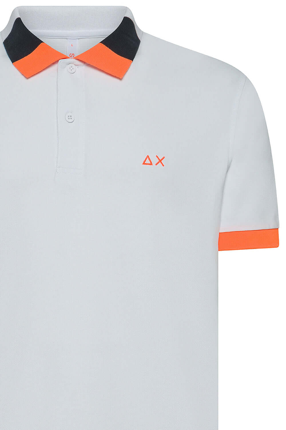 SUN 68 Polo con colletto fluo multicolor Uncategorized SUN 68