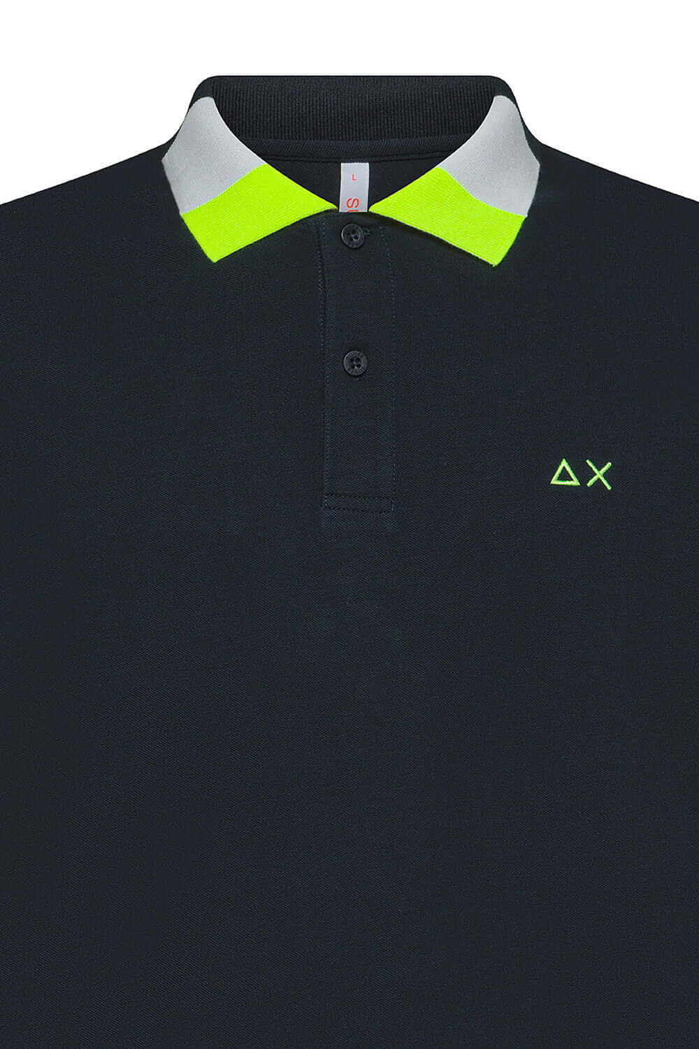 SUN 68 Polo con colletto fluo multicolor Uncategorized SUN 68