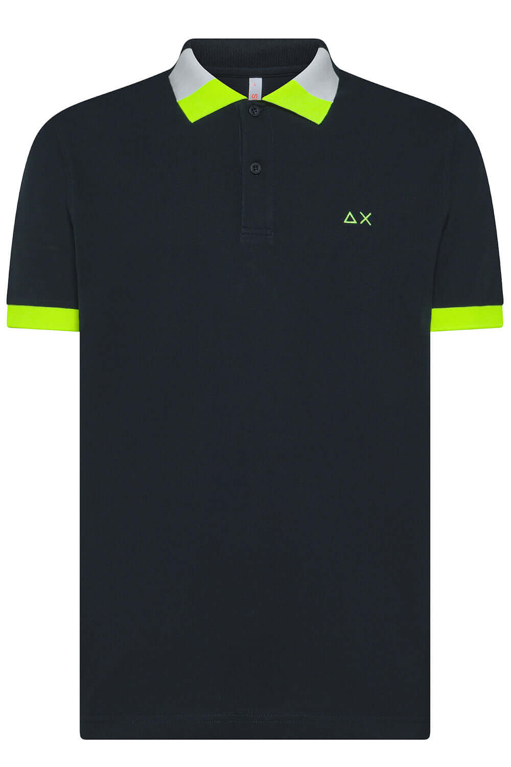 SUN 68 Polo con colletto fluo multicolor Uncategorized SUN 68