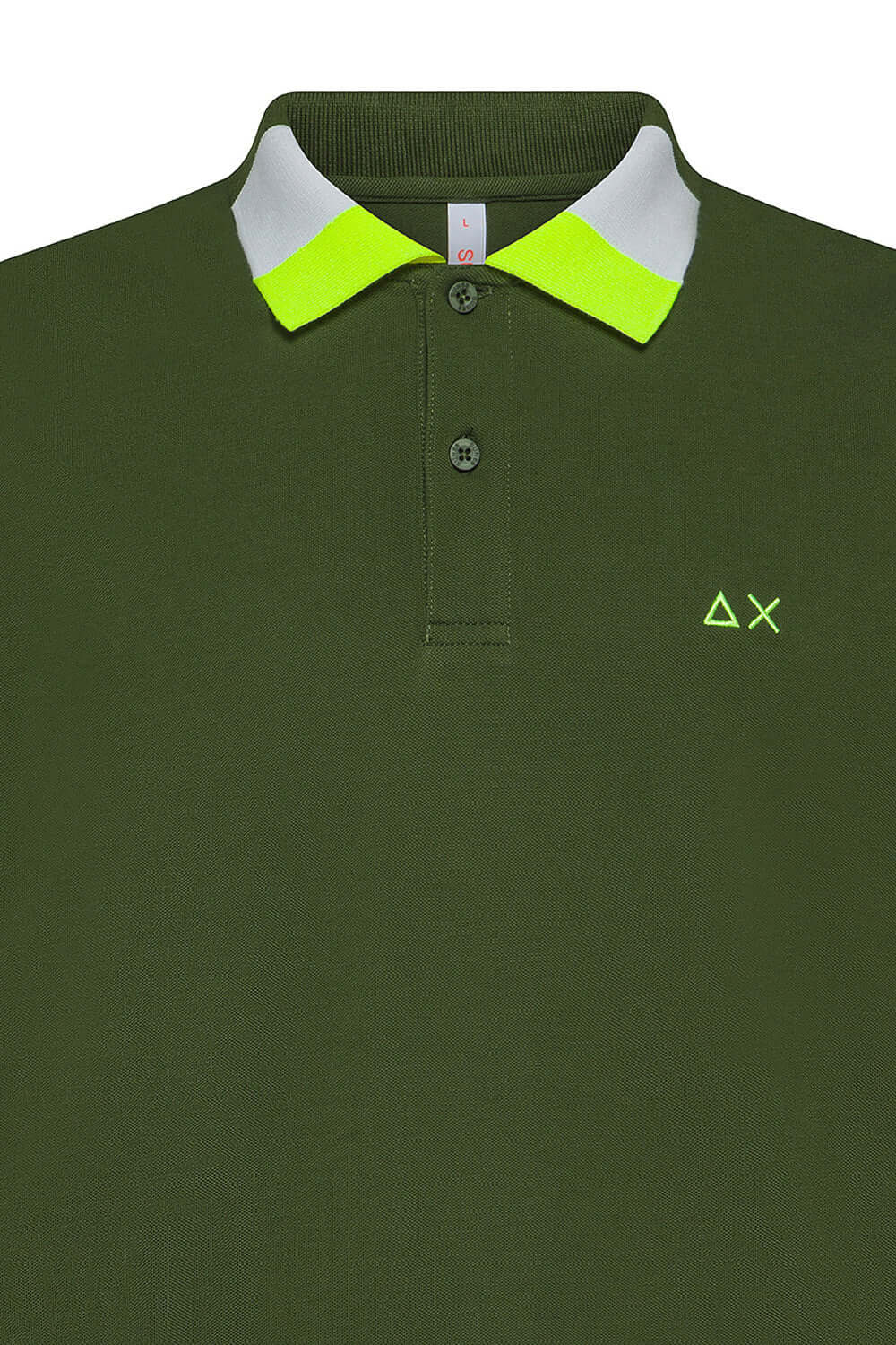 SUN 68 Polo con colletto fluo multicolor Uncategorized SUN 68