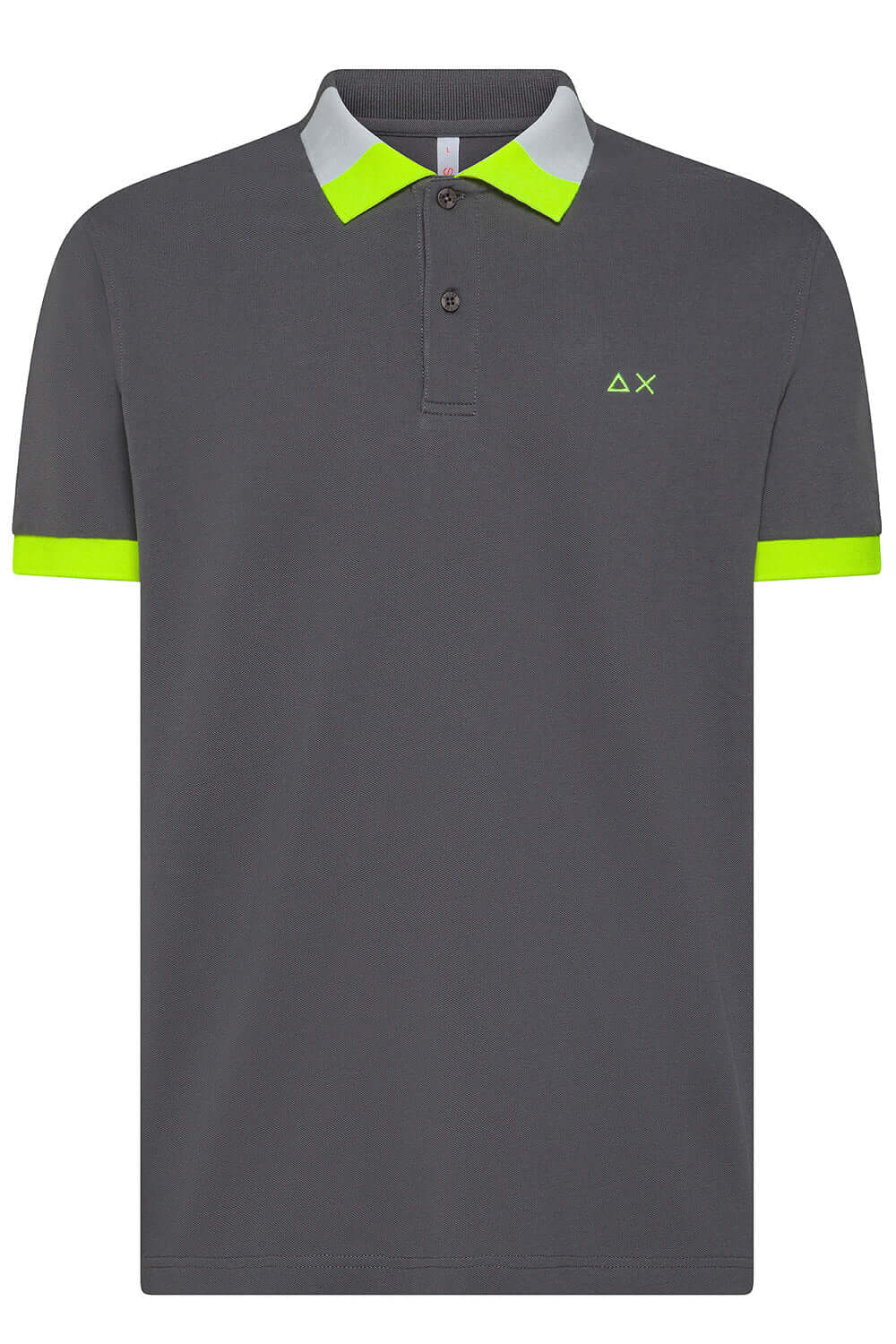 SUN 68 Polo con colletto fluo multicolor Uncategorized SUN 68