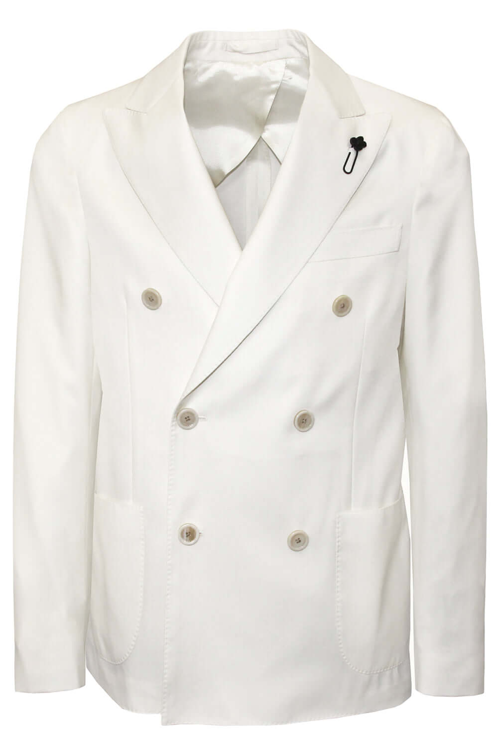 LARDINI Abito Iconic doppiopetto in lana vergine Suits LARDINI