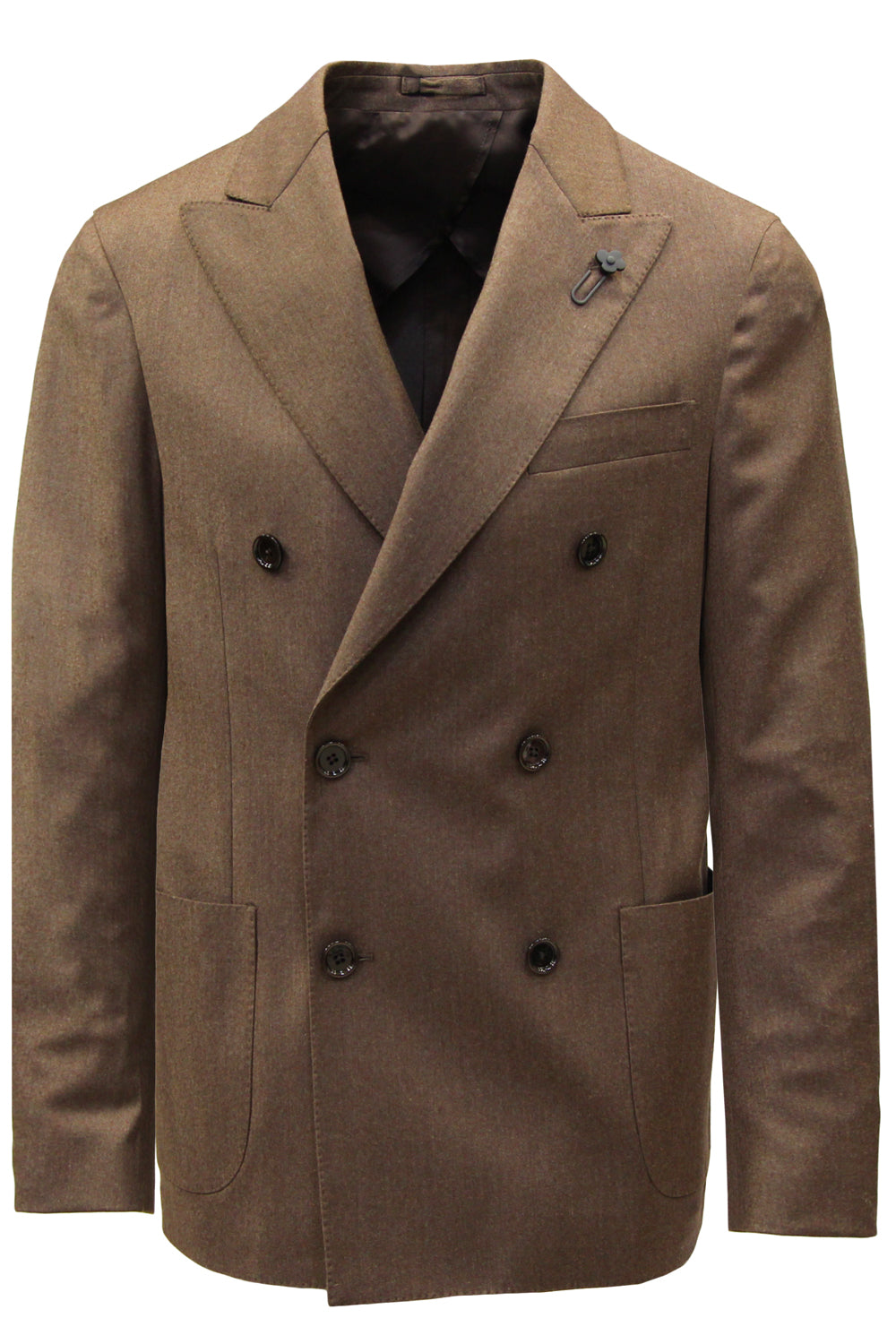LARDINI Abito misto lana e cashmere doppiopetto Uncategorized LARDINI