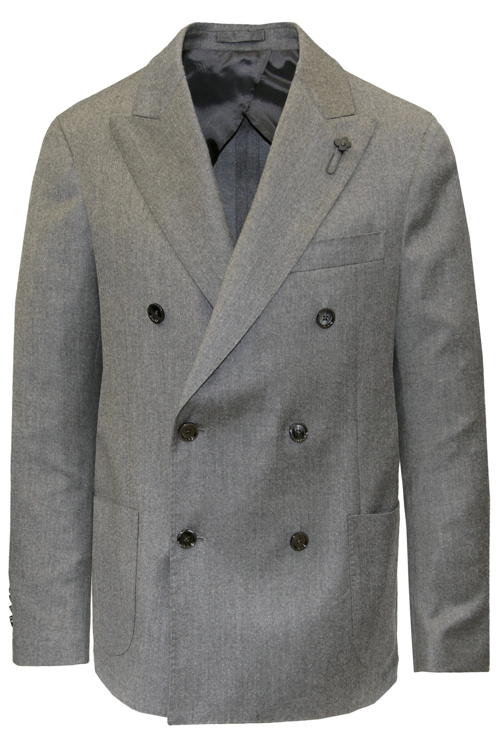 LARDINI Abito misto lana e cashmere doppiopetto Uncategorized LARDINI