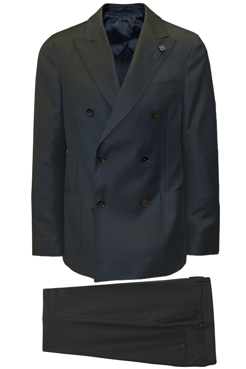 LARDINI Abito in lana doppiopetto Uncategorized LARDINI
