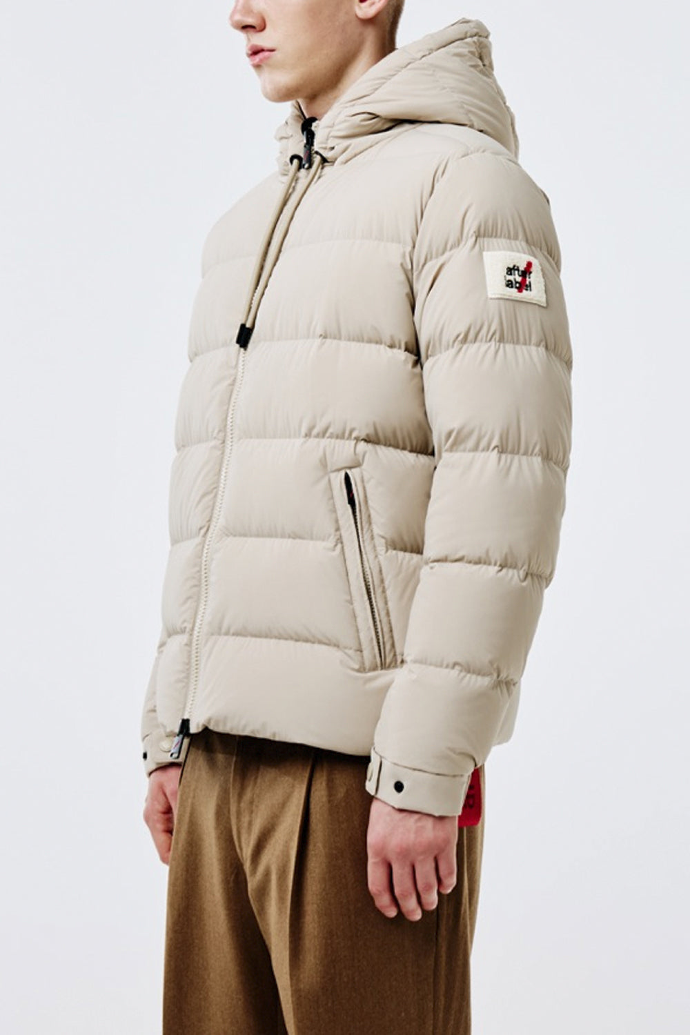 AFTER LABEL Giubbotto Verbier in nylon stretch opaco