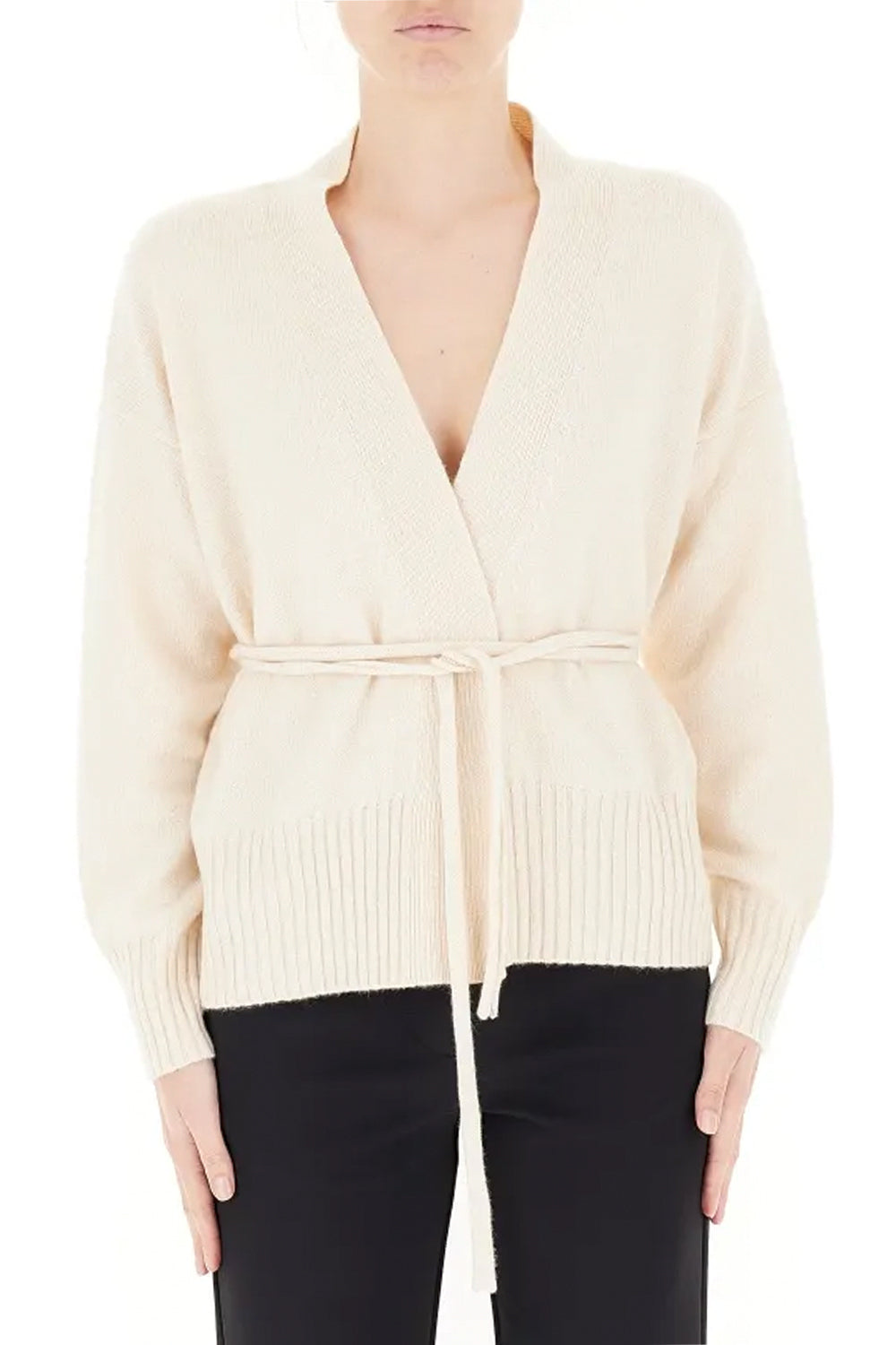 ALPHA STUDIO Cardigan con cinturina Cardigans ALPHA STUDIO