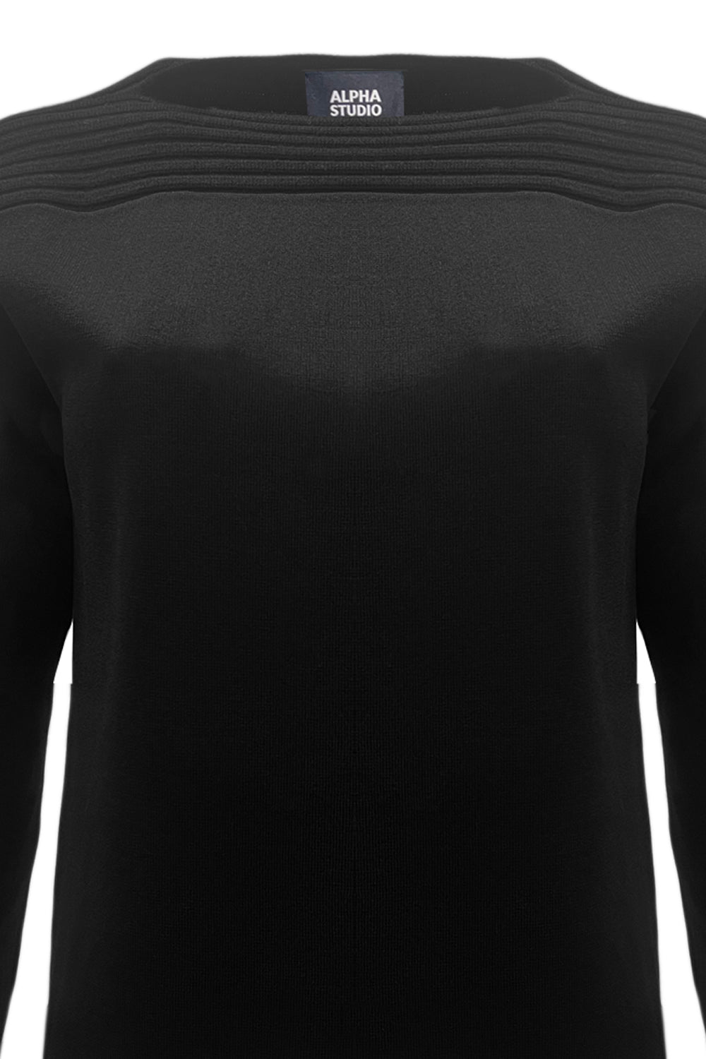 ALPHA STUDIO Maglia in viscosa e lana a coste Uncategorized ALPHA STUDIO