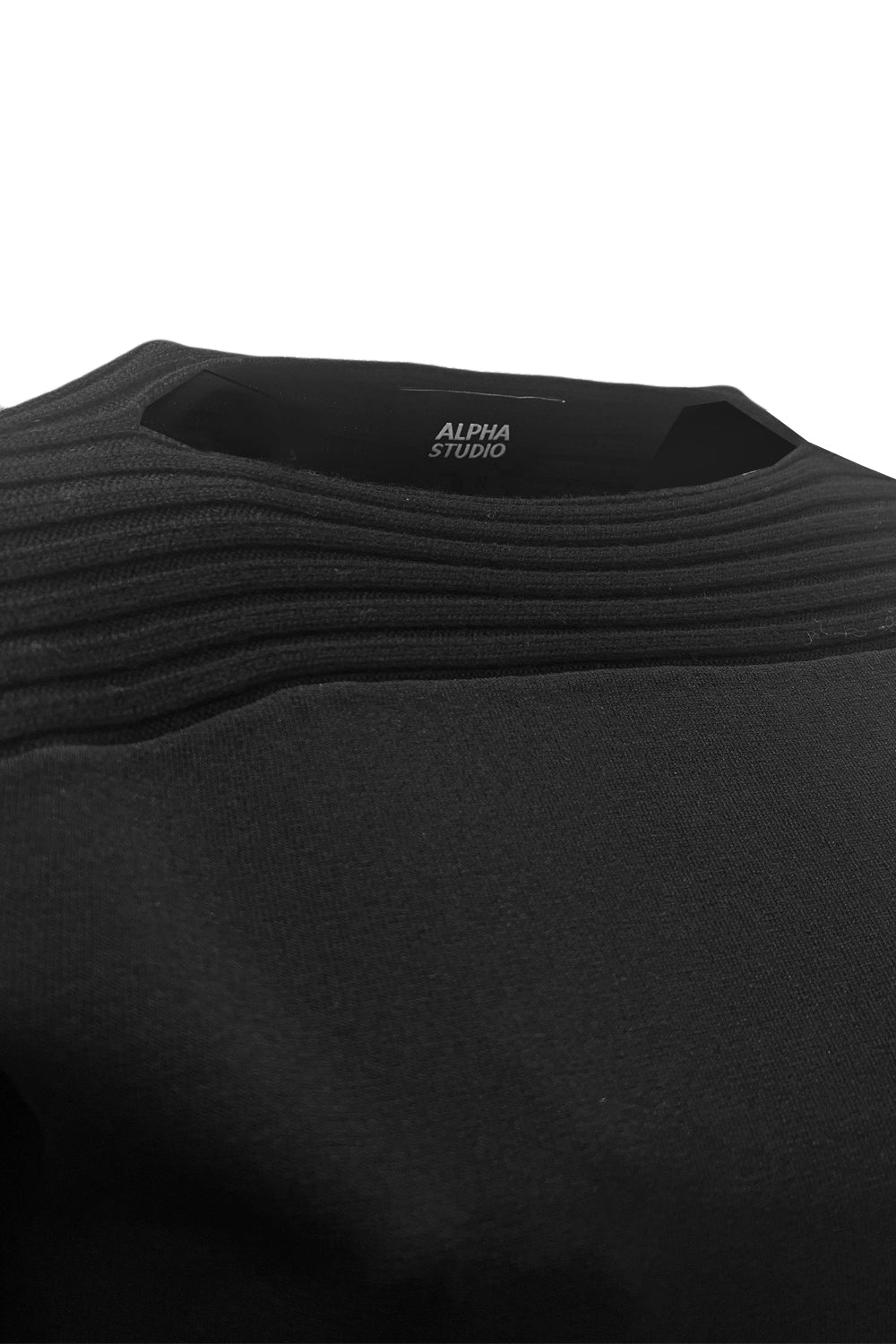 ALPHA STUDIO Maglia in viscosa e lana a coste Uncategorized ALPHA STUDIO