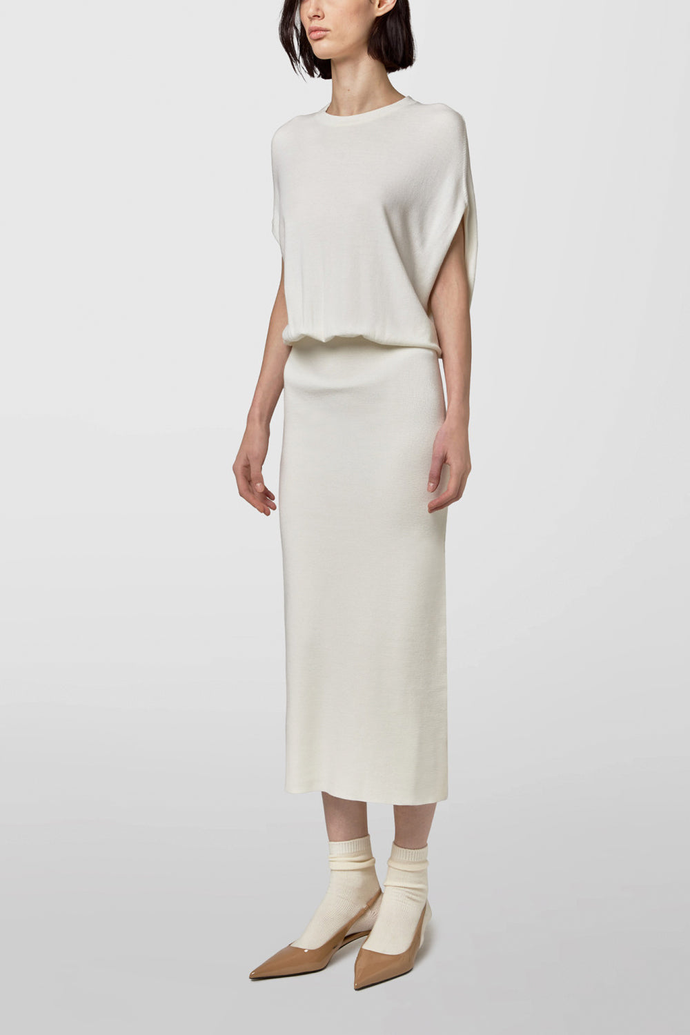 ALPHA STUDIO Abito Kimono in maglia elastica Dresses ALPHA STUDIO