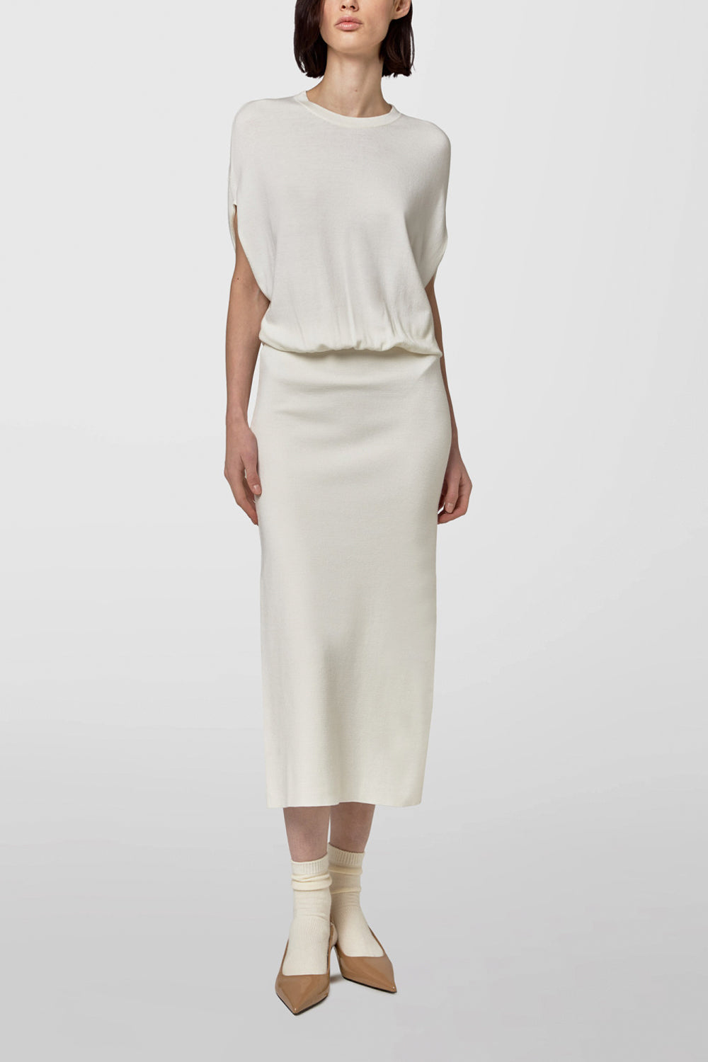 ALPHA STUDIO Abito Kimono in maglia elastica Dresses ALPHA STUDIO