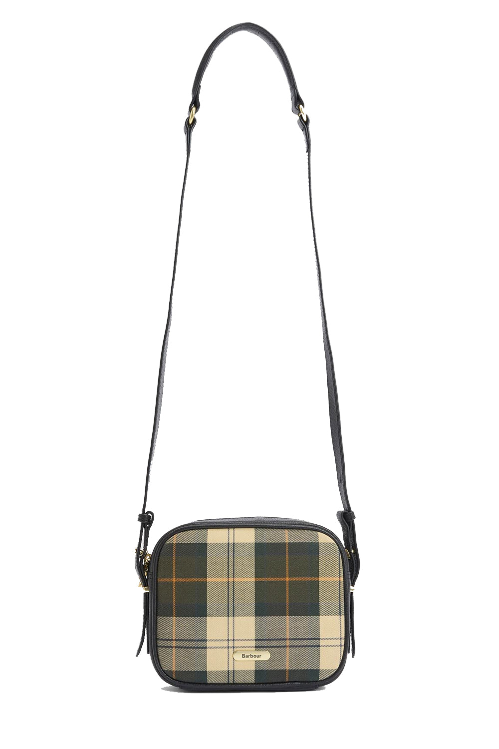 BARBOUR Borsa a tracolla con motivo tartan Daphne