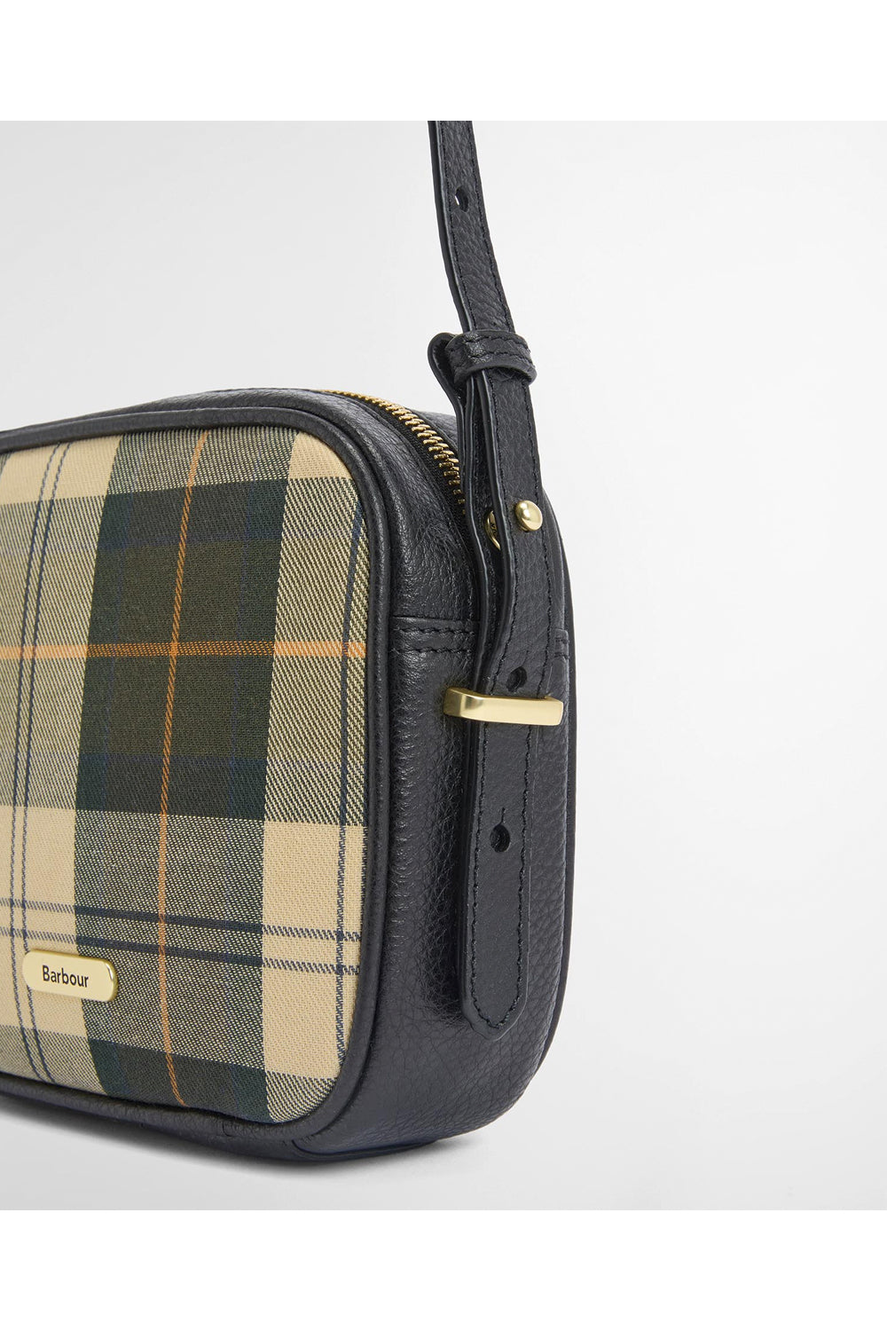 BARBOUR Borsa a tracolla con motivo tartan Daphne