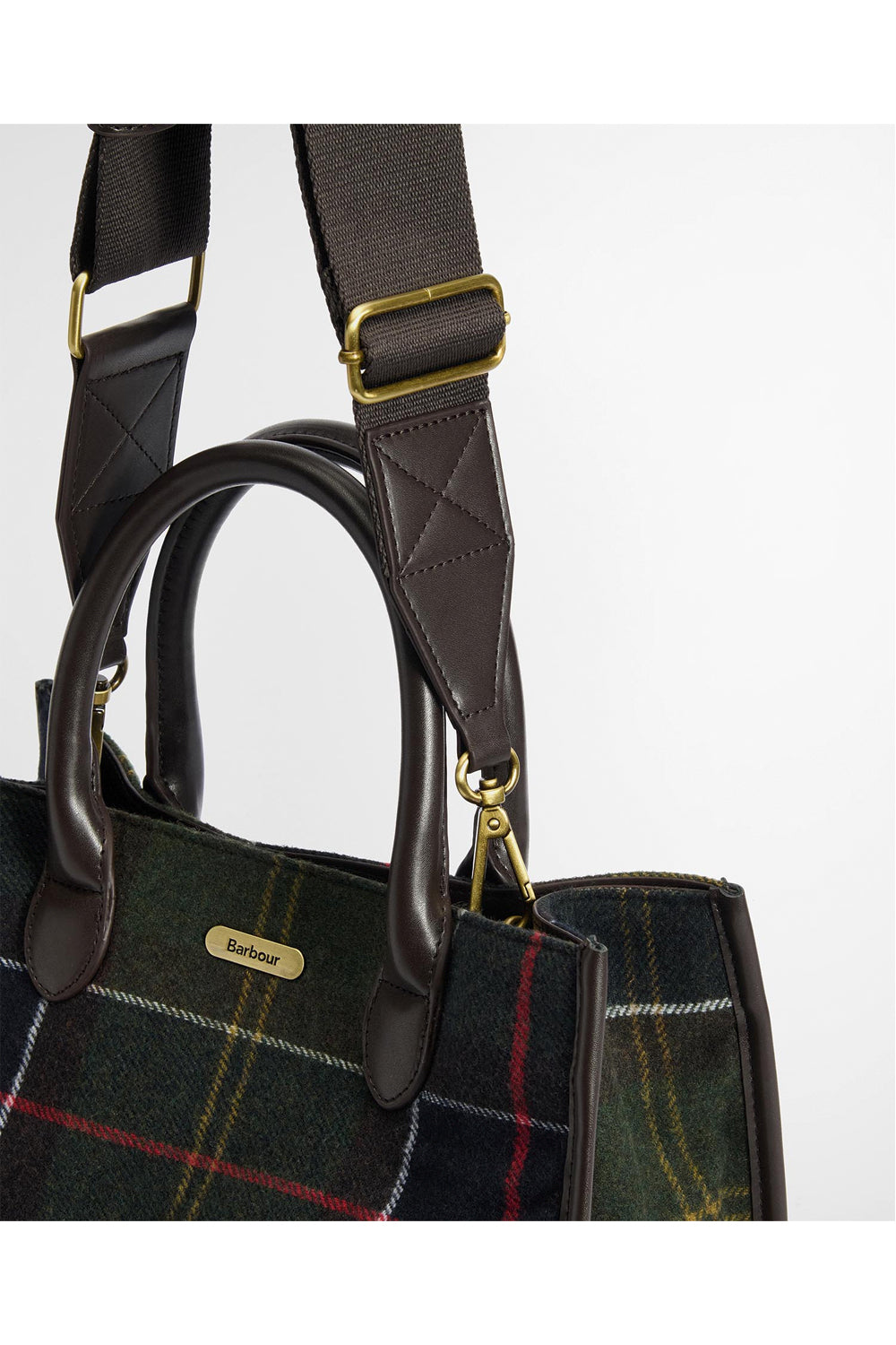 BARBOUR Borsa tote Barrhill in tartan