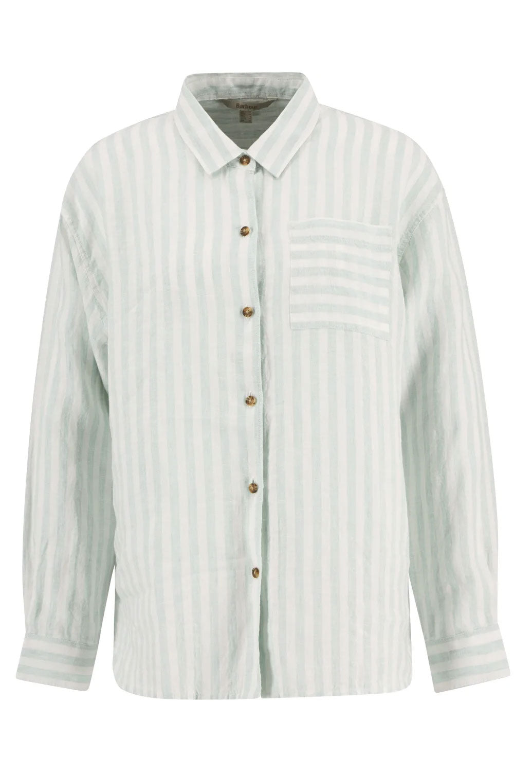 BARBOUR Camicia di lino Annie con motivo a righe