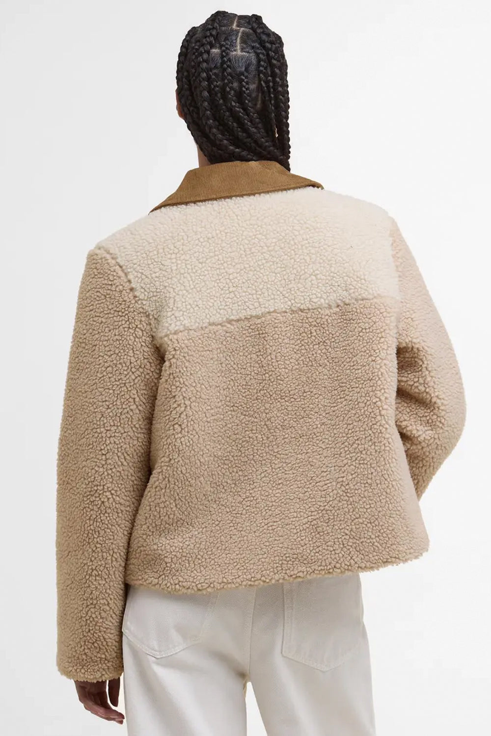 BARBOUR Giacca Pile cropped Malena