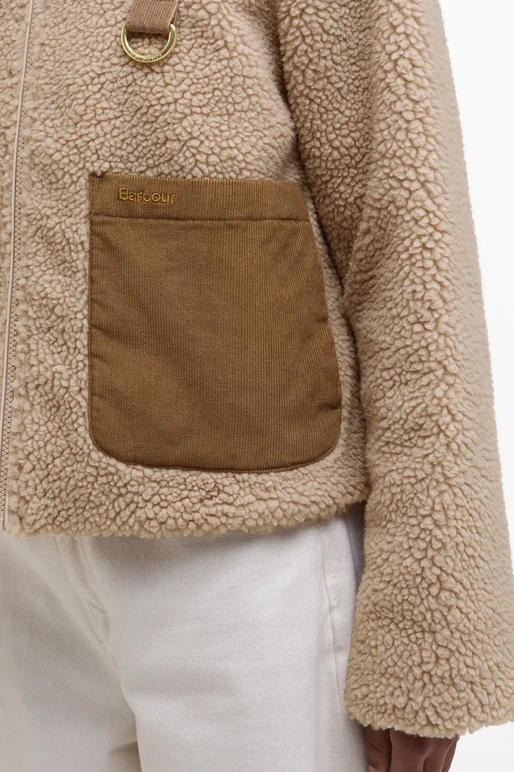 BARBOUR Giacca Pile cropped Malena