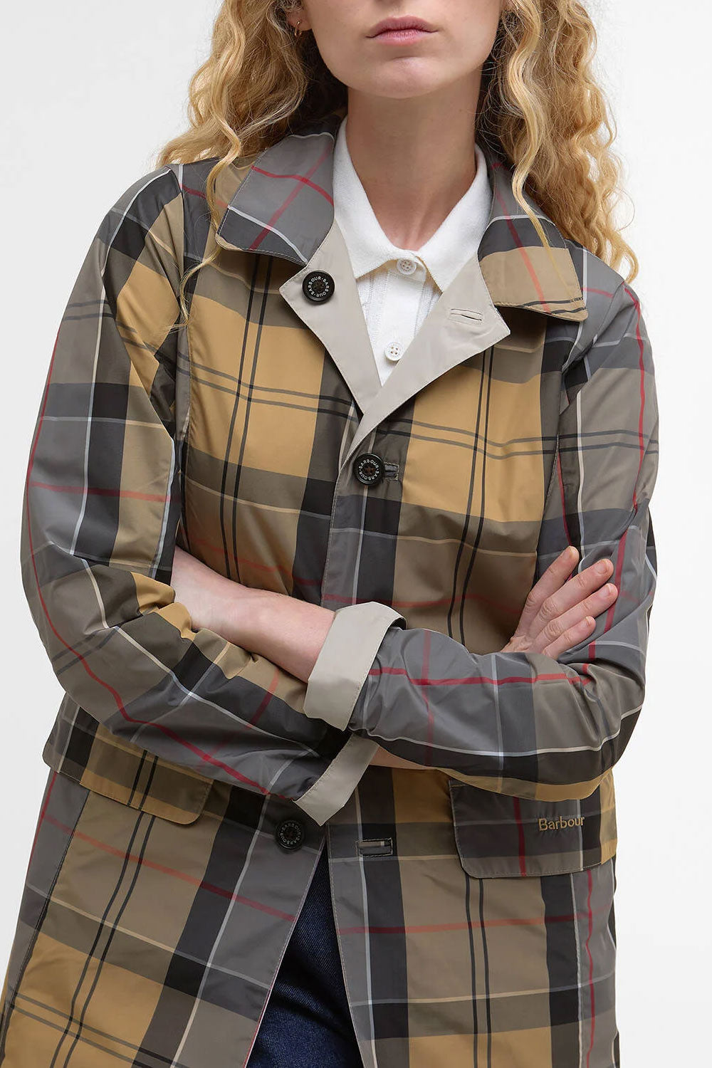 BARBOUR Giacca impermeabile reversibile Babbity