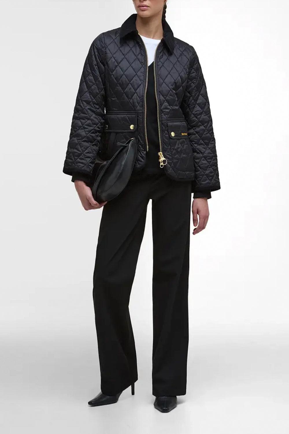 BARBOUR Giacca trapuntata Beadnell dalla vestibilità aderente