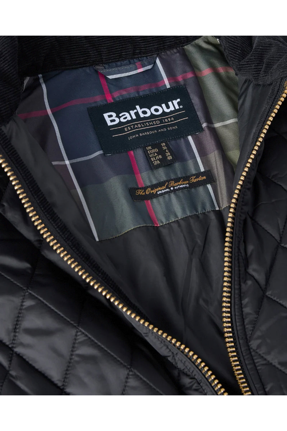 BARBOUR Giacca trapuntata Beadnell dalla vestibilità aderente