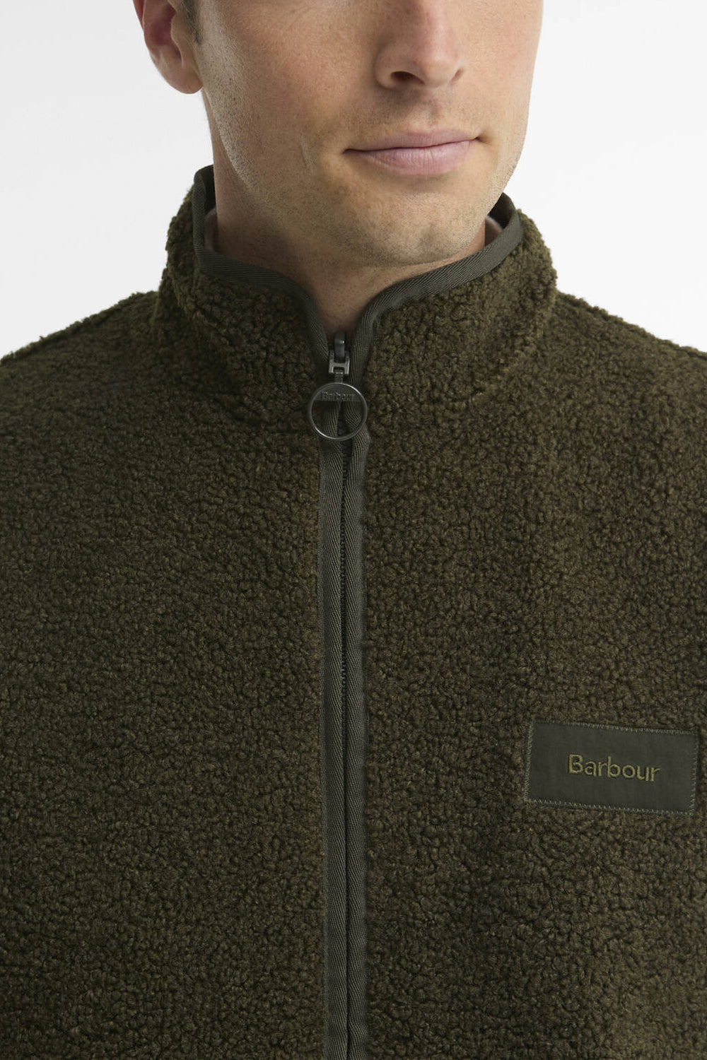 BARBOUR Gilet in pile reversibile