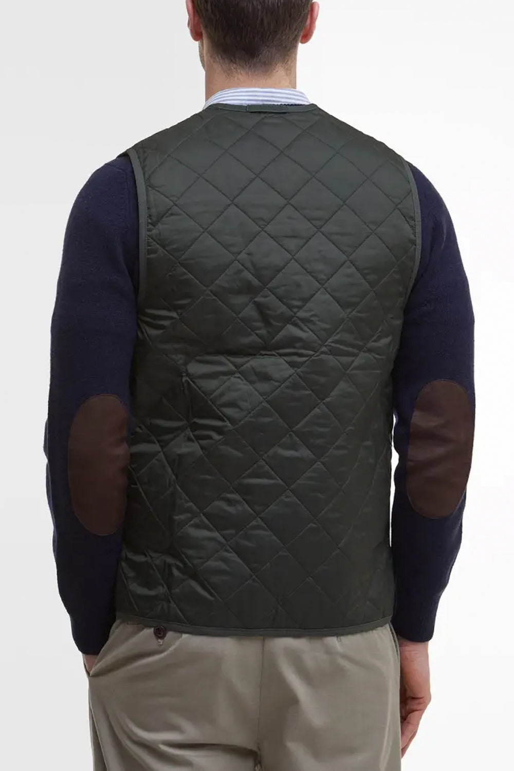 BARBOUR Gilet trapuntato/fodera con zip