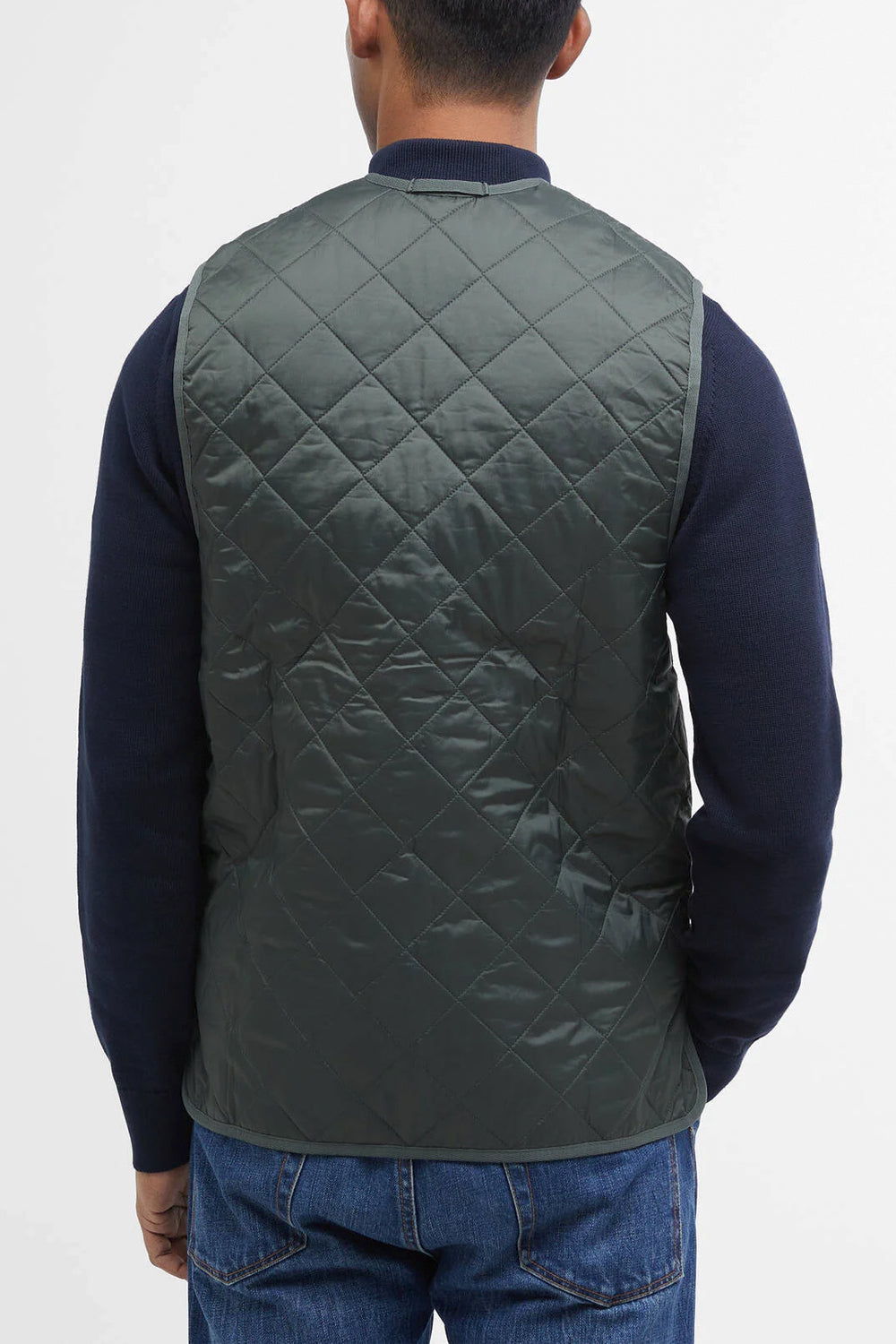 BARBOUR Gilet trapuntato/fodera con zip