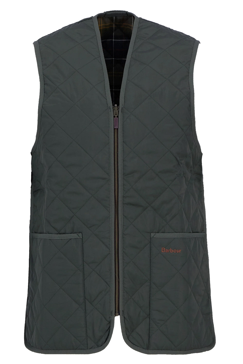 BARBOUR Gilet trapuntato/fodera con zip