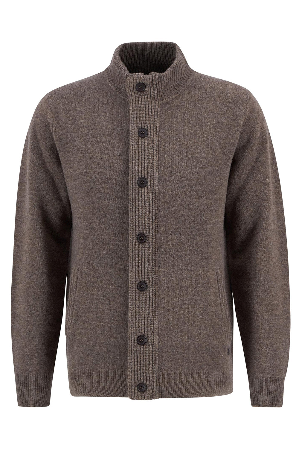 BARBOUR Maglione con zip Patch