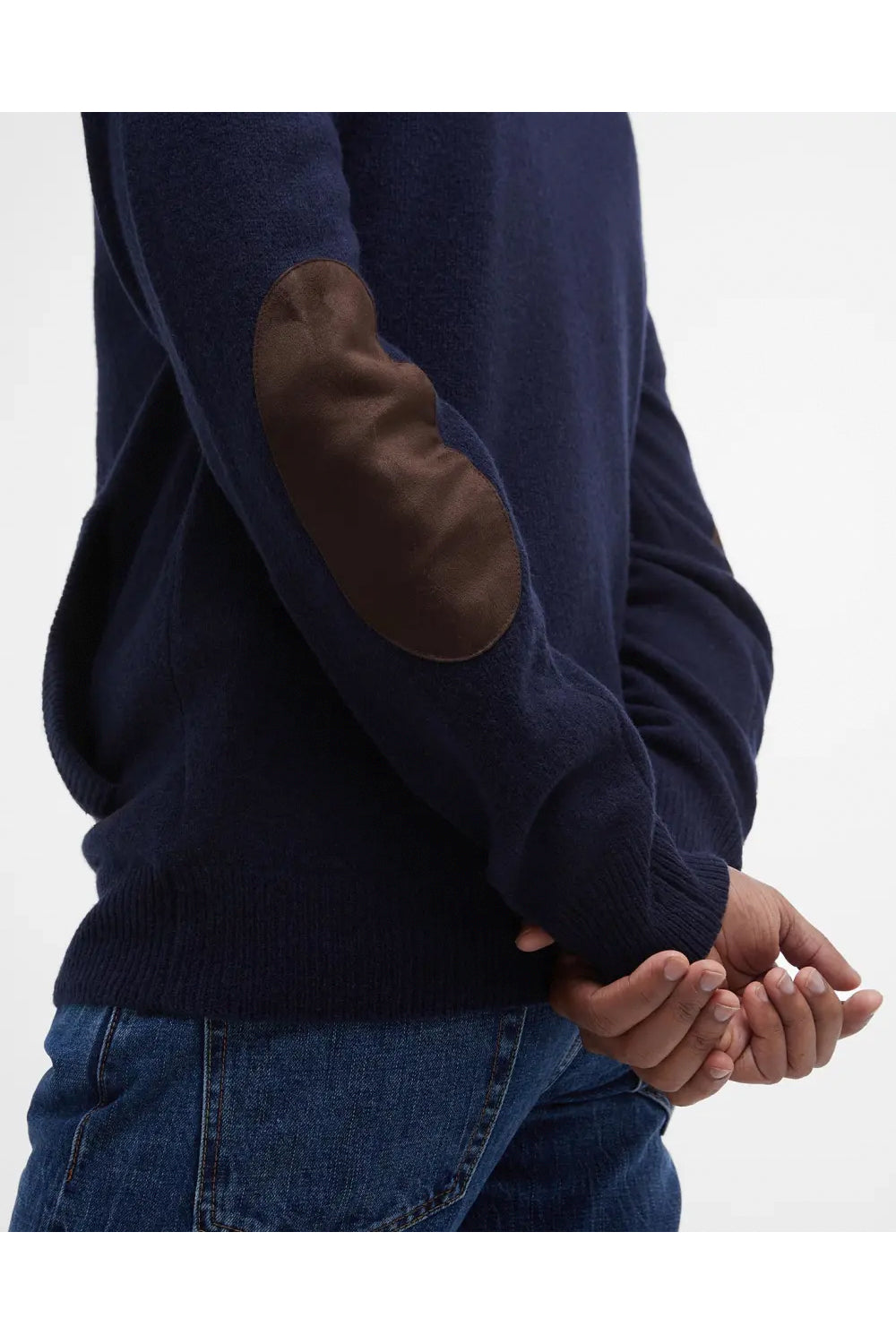 BARBOUR Maglione con zip Patch