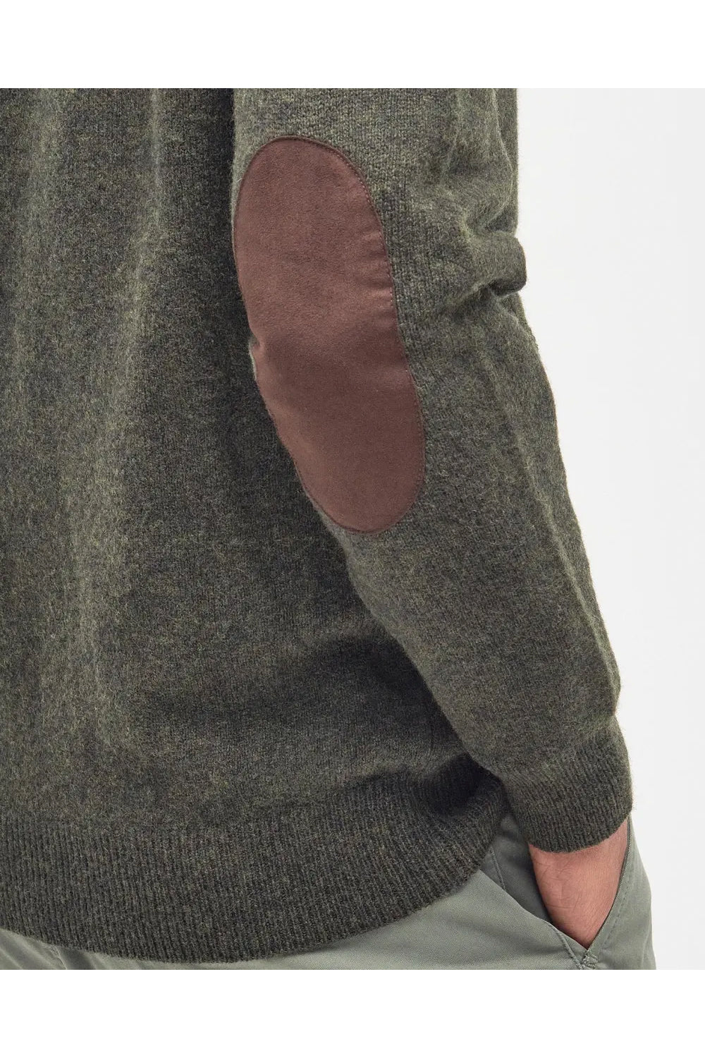 BARBOUR Maglione con zip Patch