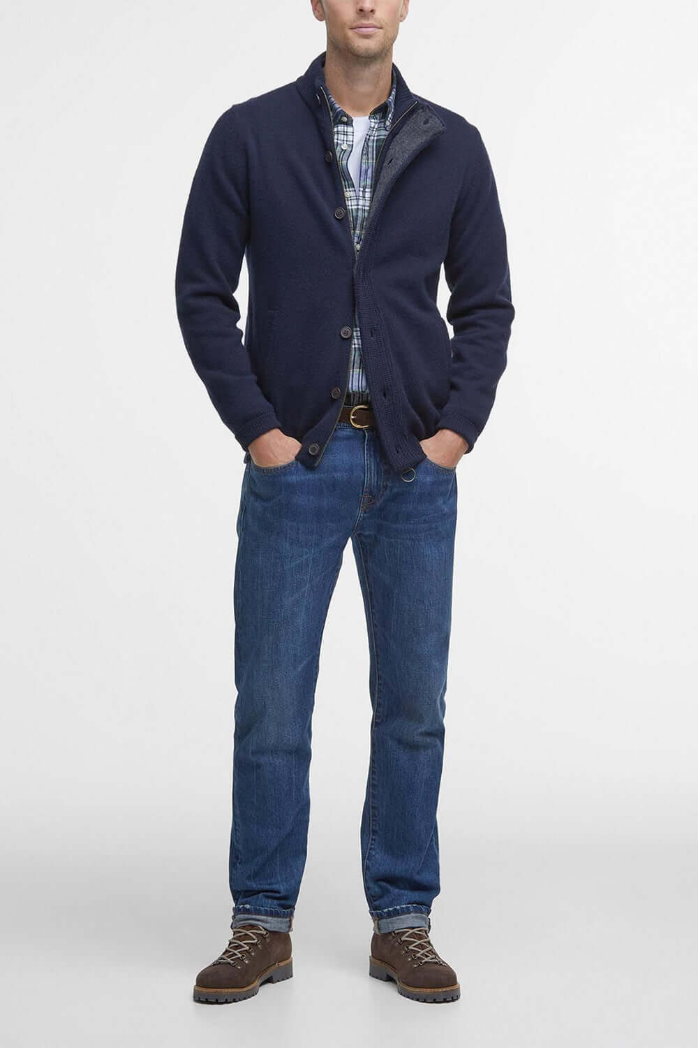 BARBOUR Maglione con zip Patch Uncategorized BARBOUR