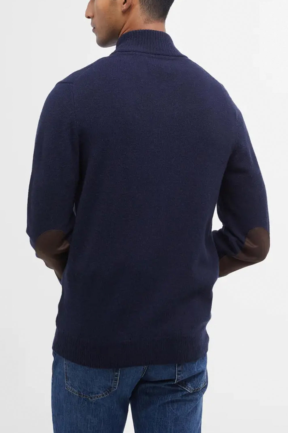 BARBOUR Maglione con zip Patch