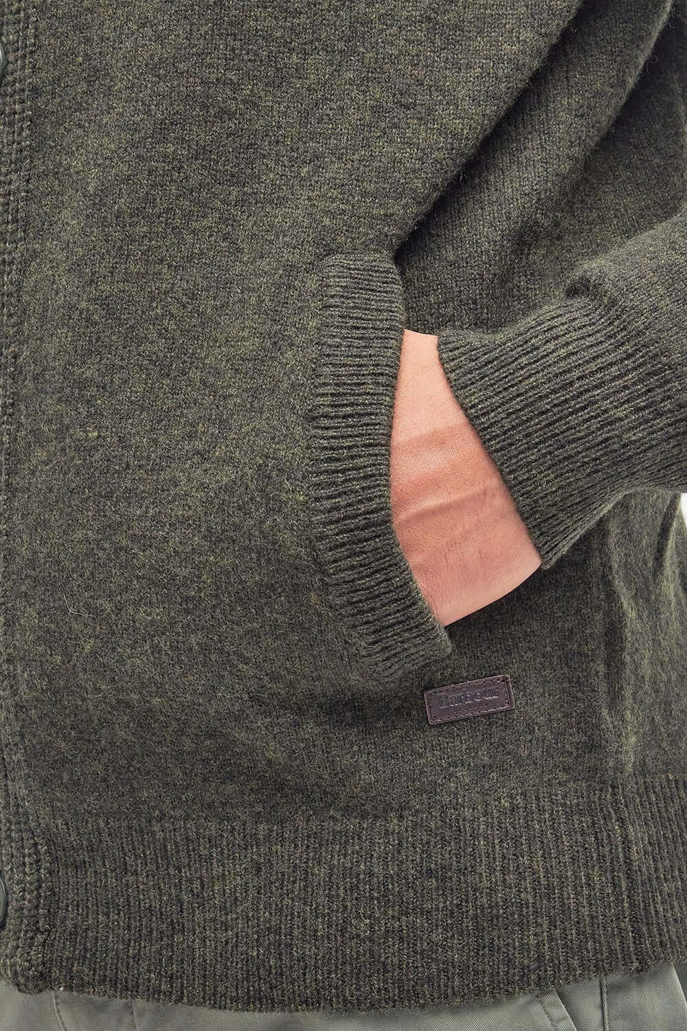BARBOUR Maglione con zip Patch Uncategorized BARBOUR