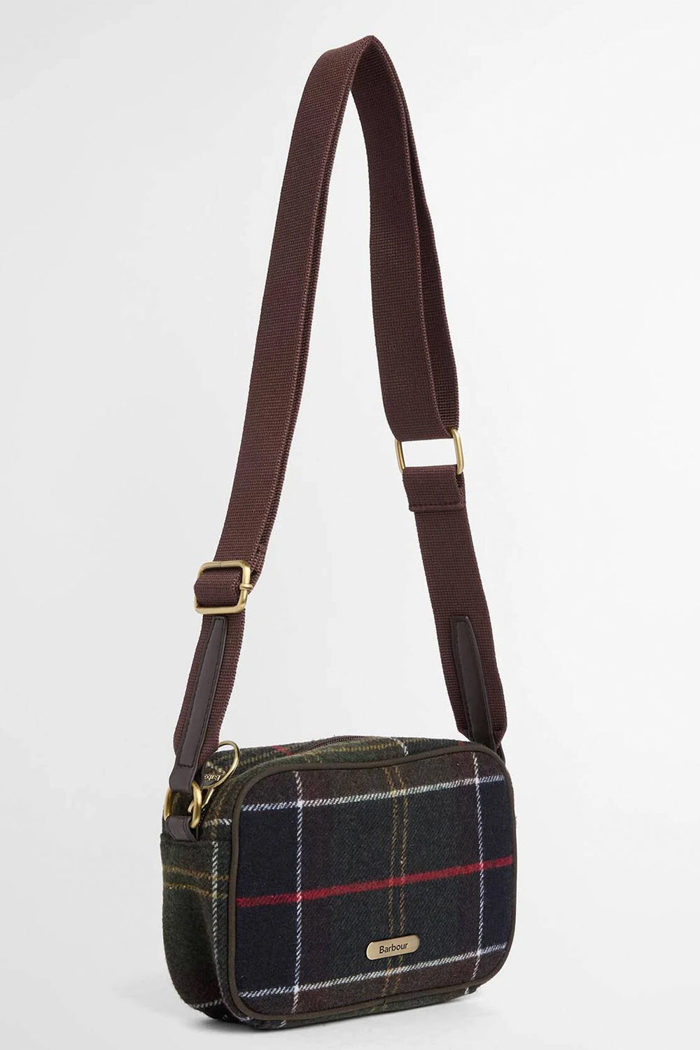 BARBOUR Mini borsa a tracolla Contine in tartan