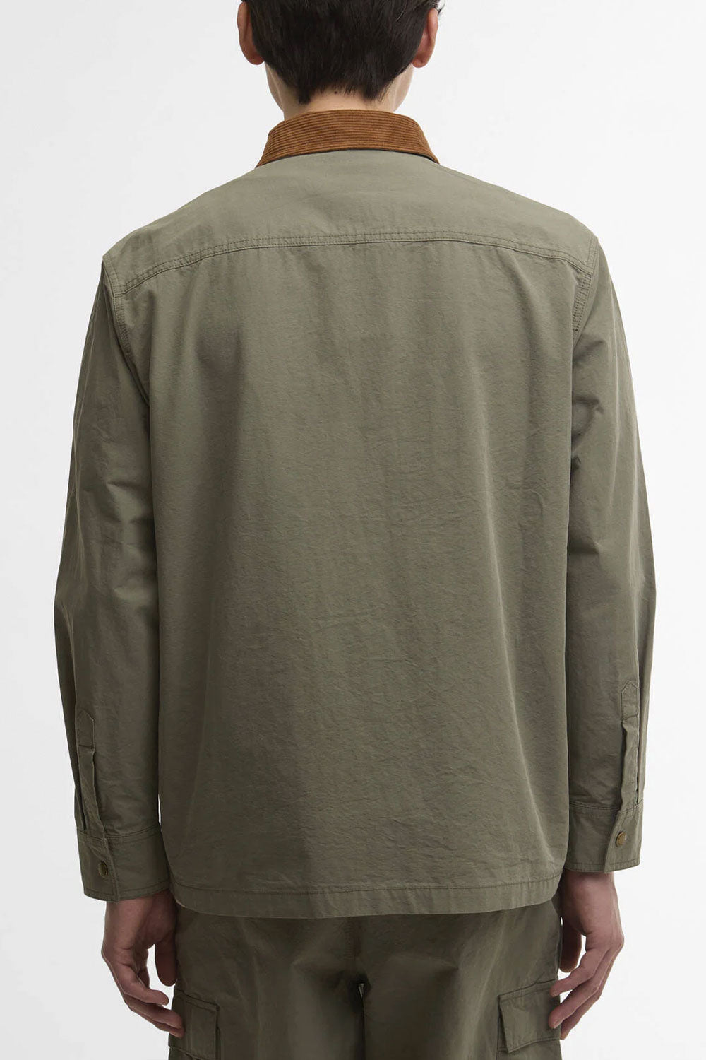 BARBOUR Overshirt Spey in popeline di cotone