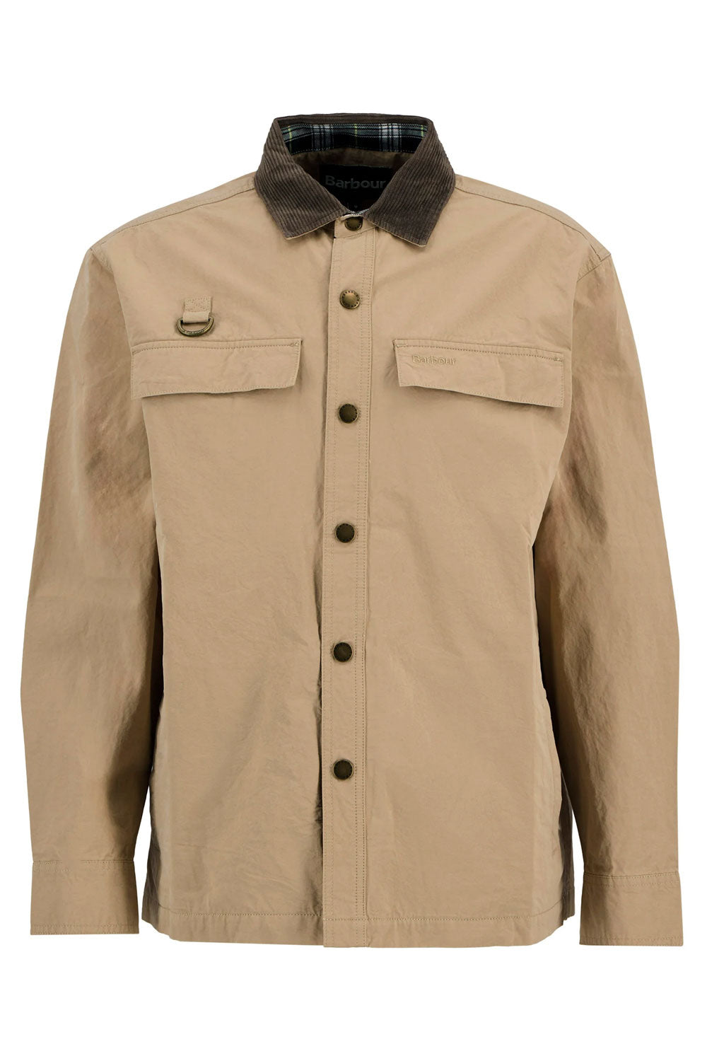 BARBOUR Overshirt Spey in popeline di cotone