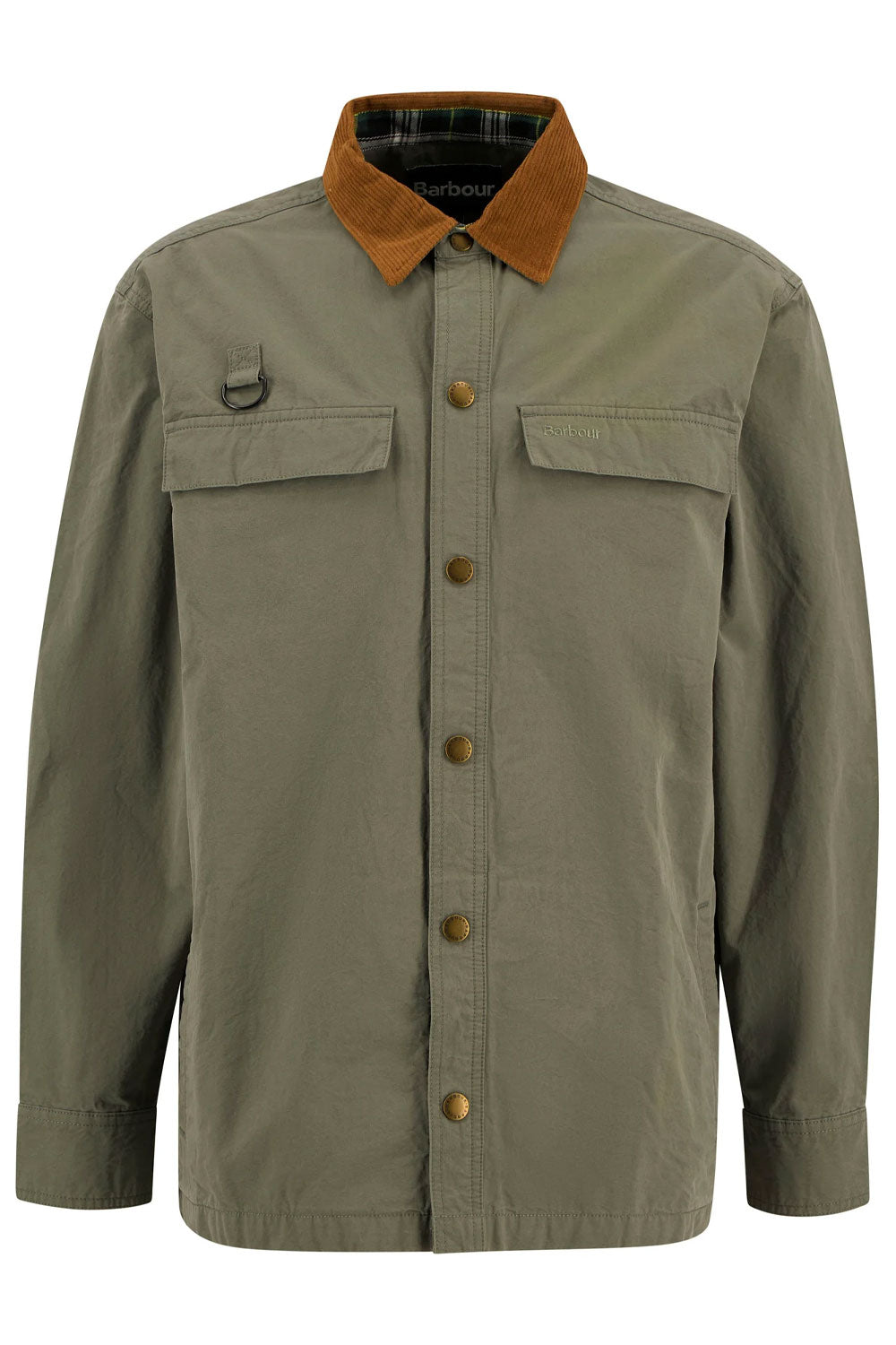 BARBOUR Overshirt Spey in popeline di cotone