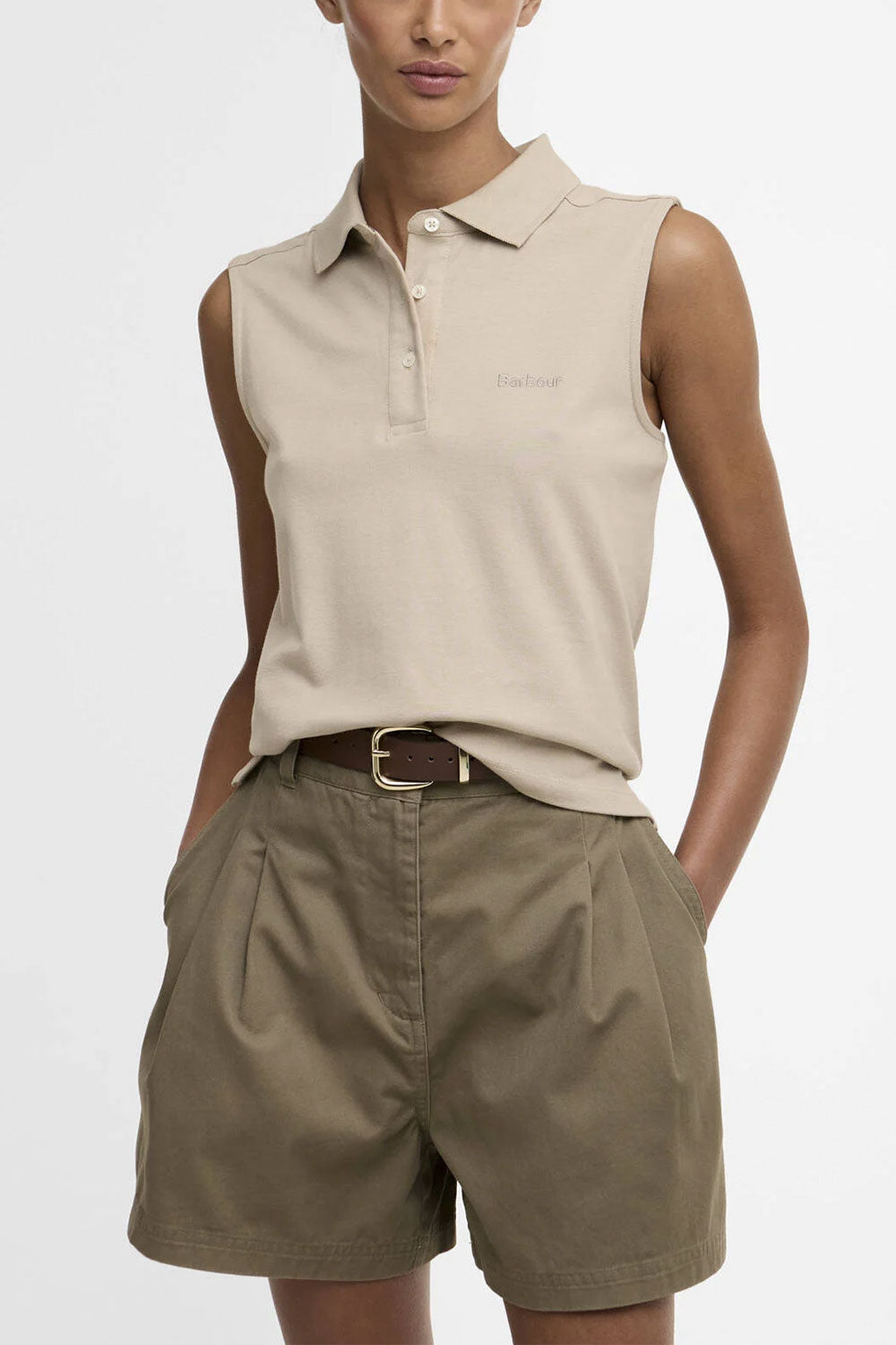 BARBOUR Polo senza maniche Bowford